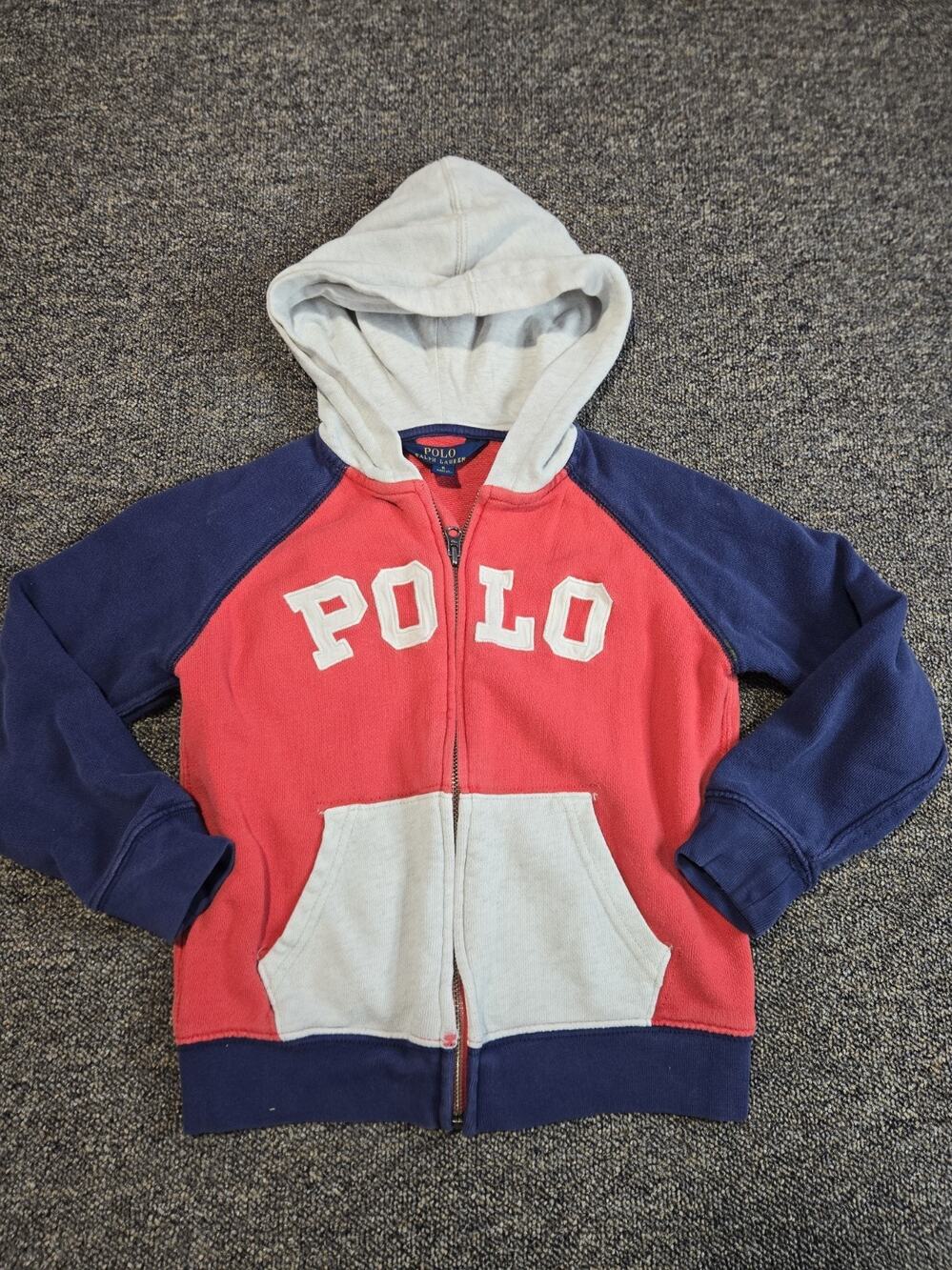 Polo Ralph Lauren Boys Zip Up Hoodie Sz 6